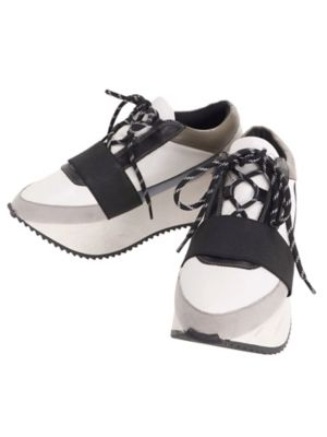 ＜三越伊勢丹/公式＞ ELENDEEK/エレンディーク LACE UP PLATFORM SOLE SNEAKERS ネイビー 靴【三越伊勢丹/公式】