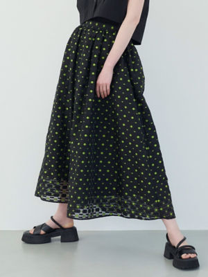 ORGANZA TUCK VOLUME SK | ELENDEEK/エレン