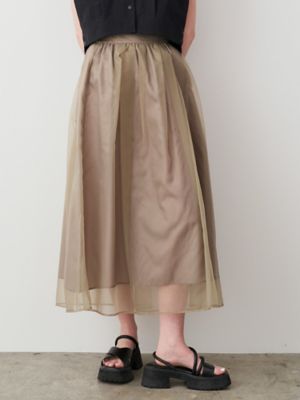 ORGANZA TUCK VOLUME SK | ELENDEEK/エレン