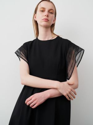 LACE SLEEVE JERSEY OP | ELENDEEK/エレンディーク