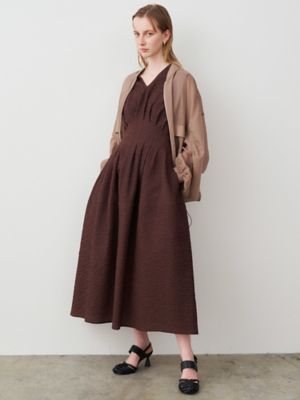 ELENDEEK JQ TUCK WAIST MARK OP - ロングワンピース