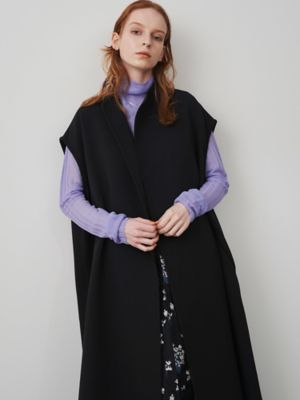 ELENDEEK(エレンディーク) TRIPLE CLOTH LONG GILET BGE
