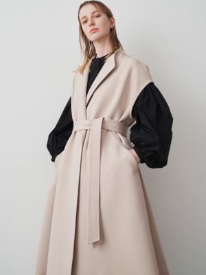 TRIPLE CLOTH LONG GILET | ELENDEEK