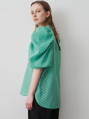 TUCK BALLOON SLEEVE BL | ELENDEEK/エレン