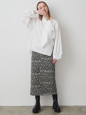 美品　ELENDEEK ASYMMETRY FLARE NECK BL ASYMMETRY DRAPE KT | ELENDEEK/エレンディーク