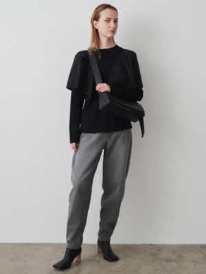 【ELENDEEK 】shoulder ruffleニット(クリーニング済) SHOULDER RUFFLE KT | ELENDEEK/エレンディーク