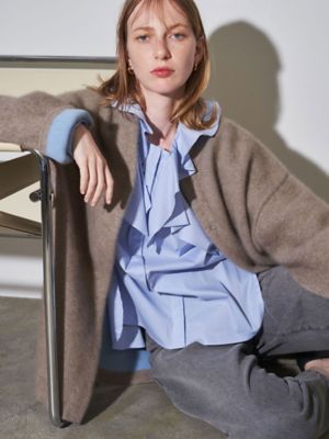 エレンディーク 2WAY ASYME COLLAR BLブラウス シャツ 2WAY ASYME COLLAR BL | ELENDEEK/エレン