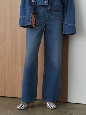 ELENDEEK ワイドストレートデニムパンツ ELENDEEK（エレンディーク）の「ワイドストレートデニムパンツ