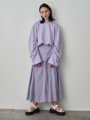 R*l様 新品未着用品 ELENDEEK BACK PLEATS LAYERED NYLON VOLUME FLARE SK | ELENDEEK/エレン