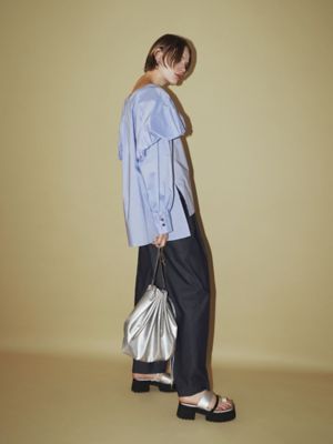 PLEATS DRAWSTRING BAG | ELENDEEK/エレンディーク
