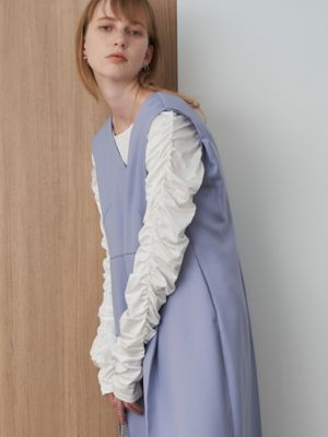 トップス ELENDEEK SHIRRING CREW NECK CS SHIRRING CREW NECK CS | ELENDEEK/エレン