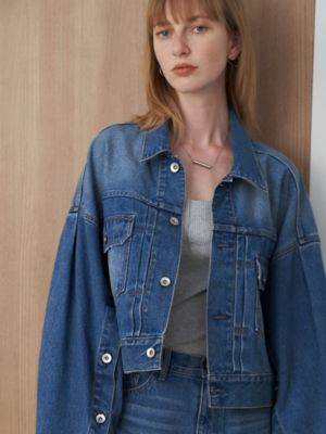 ＜ELENDEEK＞ＷＩＤＥ　ＳＬＥＥＶＥ　ＤＥＮＩＭ　ＪＫ