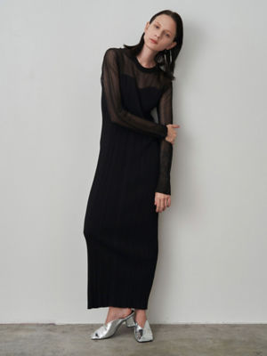 SHEER BUSTIER KNIT OP | ELENDEEK/エレン