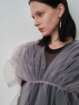 チュールチュニック　エレンディーク BUTTERFLY TULLE TUNIC | ELENDEEK/エレン
