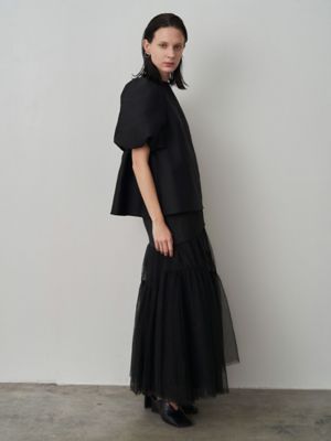 ファッション通販 安い ORGANZA / 美品 / ELENDEEK TUCK SK VOLUME スカート