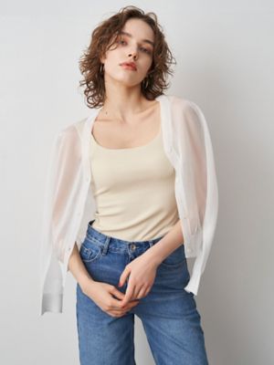 SHEER V NECK CD | ELENDEEK/エレンディーク | 三越