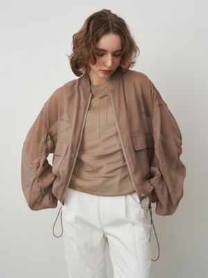 2025-25 秋冬新作  ハイブランドの OVER SIZE SHEER BZ | ELENDEEK/エレンディーク ジャケット・アウター