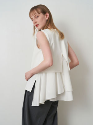 ＜ELENDEEK＞ＢＡＣＫ　ＡＳＹＭＭＥＴＲＹ　ＤＲＡＰＥ　ＣＳ