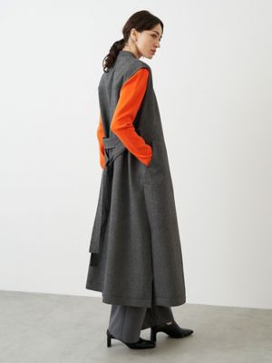 V NECK LONG GILET | ELENDEEK/エレンディーク
