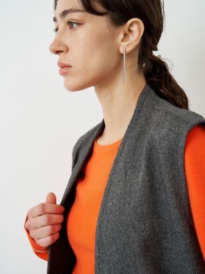 V NECK LONG GILET | ELENDEEK/エレンディーク | 三越