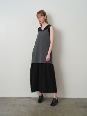 ELENDEEK ワンピース マテリアルドッキングキャミワンピース