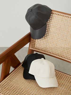 ＜ELENDEEK＞ＦＡＫＥ　ＬＥＡＴＨＥＲ　ＣＡＰ