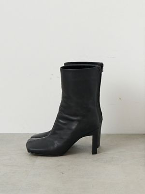 ELENDEEK SQUARE SHORT BOOTS サイズ38 ブラック SQUARE SHORT BOOTS | ELENDEEK/エレンディーク
