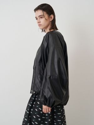 FAUX LEATHER TUCK JK | ELENDEEK/エレンディーク