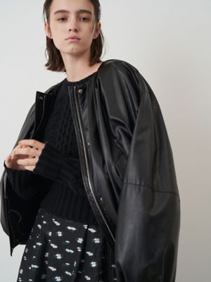 FAUX LEATHER TUCK JK | ELENDEEK/エレンディーク