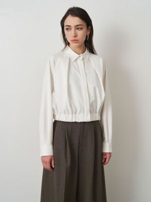 ＜ELENDEEK＞ＣＲＯＰＰＥＤ　ＴＵＣＫ　ＳＨＩＲＴ