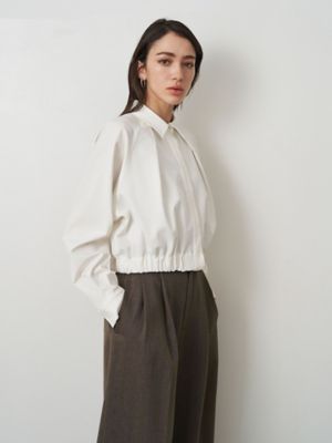 CROPPED TUCK SHIRT | ELENDEEK/エレンディーク