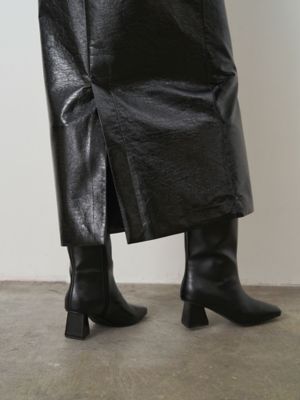 ENAMEL FAUX LEATHER I－LINE SK | ELENDEEK