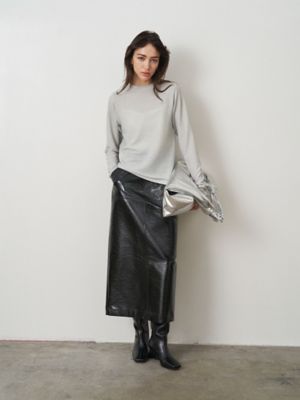 ENAMEL FAUX LEATHER I－LINE SK | ELENDEEK