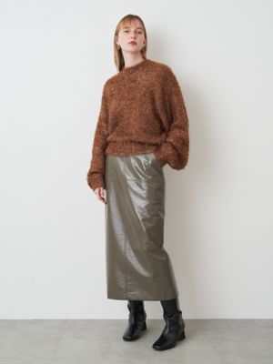 ENAMEL FAUX LEATHER I－LINE SK | ELENDEEK