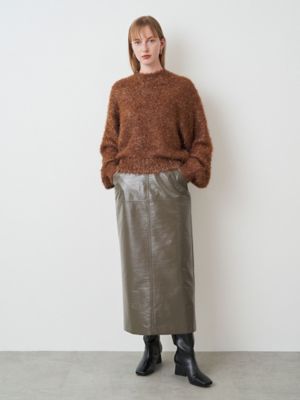 ENAMEL FAUX LEATHER I－LINE SK | ELENDEEK