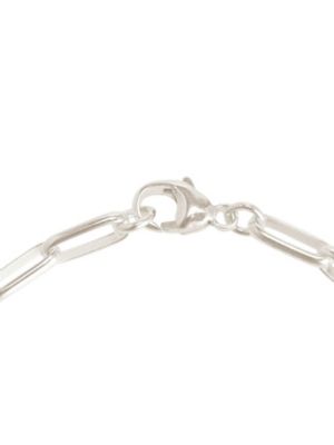 ＳＩＬＶＥＲ９２５　ＯＶＡＬ　ＣＨＡＩＮ　ＢＲＡＣＥＬＥＴ