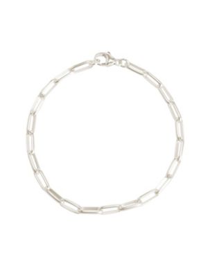 ＳＩＬＶＥＲ９２５　ＯＶＡＬ　ＣＨＡＩＮ　ＢＲＡＣＥＬＥＴ