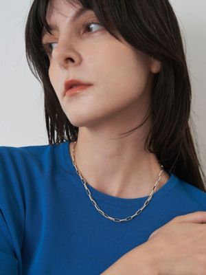 SILVER925 OVAL CHAIN NECKLACE/シルバー/ネックレス シルバー オーバル チェーン ネックレス / Silver Oval Chain