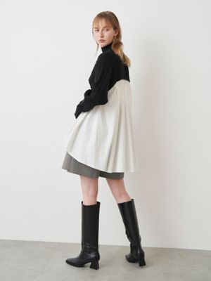 SQUARE LONG BOOTS | ELENDEEK/エレンディーク | 三越