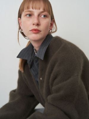 トップス ELENDEEK BASIC CN RACCOON MIX WCD ELENDEEK（エレンディーク）の「BASIC CN RACCOON MIX WCD