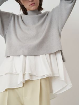 PEPLUM CAMI SET KNIT TOP | ELENDEEK/エレン