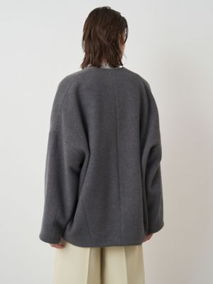 ＊美品＊エレンディーク♡ウールスクレープ　コート FORM SHORT WOOL CT | ELENDEEK/エレンディーク