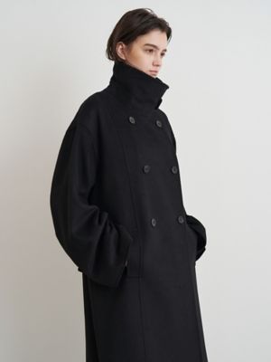 ✨タグ付き未使用✨ ELENDEEK クルーセミダブルコート 定価3.9万 本当にお得美品ELENDEEK ダブルフロントロングコート