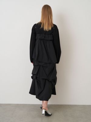 TUCK DRAPE TAFFETA SK | ELENDEEK/エレンディーク