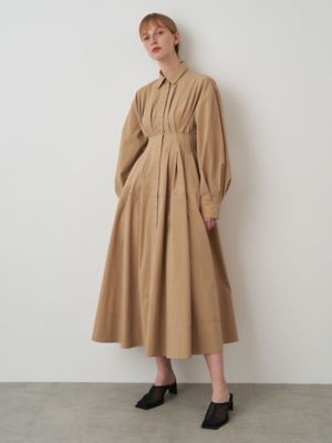 美品✨ELENDEEK エレンディーク【2】シアーニットワンピース パフスリーブ ELENDEEK ○ ワンピース ELENDEEK - シアーニットワンピース