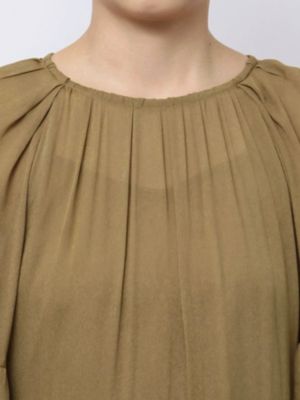 GATHER SHOULDER V NECK OP | ELENDEEK