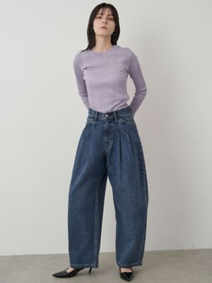 TUCK FORM DENIM WIDE PT | ELENDEEK/エレン