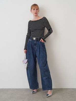 TUCK FORM DENIM WIDE PT | ELENDEEK/エレン
