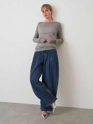 TUCK FORM DENIM WIDE PT | ELENDEEK/エレン