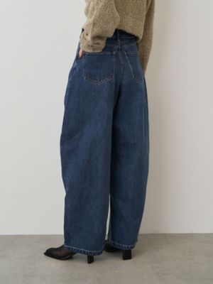 【2025SS美品】エレンディーク　WAIST TUCKED FORM OP TUCK FORM DENIM WIDE PT | ELENDEEK/エレン